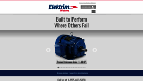 What Elektrimmotors.com website looked like in 2018 (5 years ago)