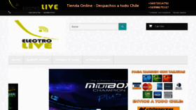 What Electrolive.cl website looked like in 2018 (5 years ago)