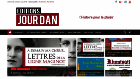 What Editionsjourdan.com website looked like in 2018 (5 years ago)