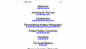 What Eitherand.org website looked like in 2018 (5 years ago)