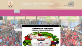 What Elcarmenteresianocucuta.edu.co website looked like in 2018 (5 years ago)