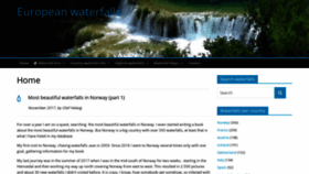 What Europeanwaterfalls.com website looked like in 2018 (5 years ago)