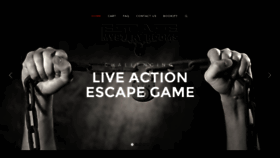 What Escapemysteryrooms.com website looked like in 2018 (5 years ago)