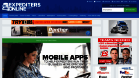 What Expeditersonline.com website looked like in 2018 (5 years ago)