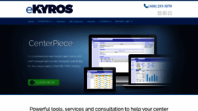 What Ekyros.com website looked like in 2018 (5 years ago)