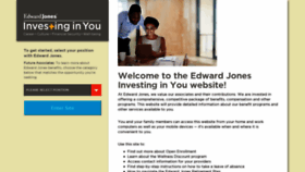 What Edwardjonesbenefits.com website looked like in 2018 (5 years ago)