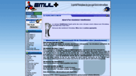 What Emu-fr.net website looked like in 2018 (5 years ago)