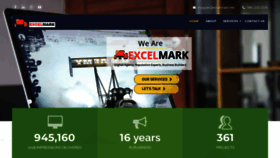 What Excelmark.net website looked like in 2018 (5 years ago)
