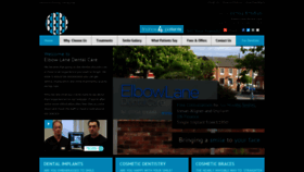 What Elbowlanedental.co.uk website looked like in 2018 (5 years ago)