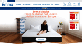 What Emma-matelas.be website looked like in 2018 (5 years ago)
