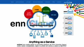 What Enncloud.com website looked like in 2018 (5 years ago)