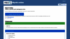 What Emedx.pl website looked like in 2018 (5 years ago)