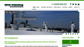 What Eppainting.co.uk website looked like in 2018 (7 years ago)