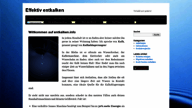What Entkalken.info website looked like in 2018 (5 years ago)