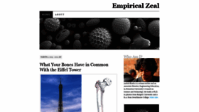 What Empiricalzeal.com website looked like in 2018 (5 years ago)