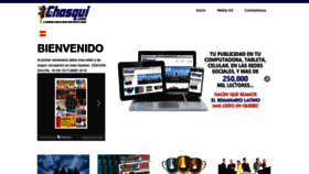 What Elchasquilatino.com website looked like in 2018 (5 years ago)