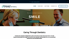 What Eaglepointfamilydentistry.com website looked like in 2018 (5 years ago)