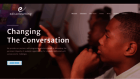 What Edisonschools.com website looked like in 2018 (7 years ago)