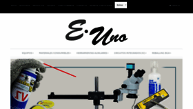 What Electronica.uno website looked like in 2018 (5 years ago)