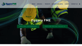 What Egyprofme.com website looked like in 2018 (5 years ago)
