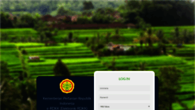 What Erdkk.pertanian.go.id website looked like in 2018 (5 years ago)