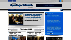 What Elprotagonistaweb.com.ar website looked like in 2018 (5 years ago)