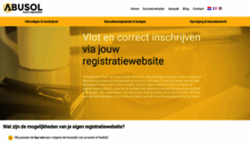 What Eventsite.be website looked like in 2018 (5 years ago)