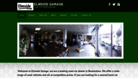 What Elmsidegarage.co.uk website looked like in 2018 (5 years ago)