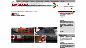 What Emgiasa.es website looked like in 2018 (5 years ago)