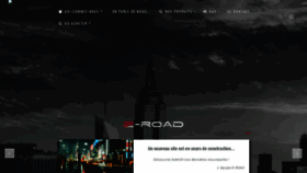 What E-road.fr website looked like in 2018 (5 years ago)