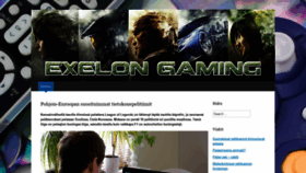 What Exelon-gaming.net website looked like in 2018 (5 years ago)
