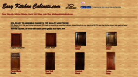 What Easykitchencabinets.com website looked like in 2018 (5 years ago)