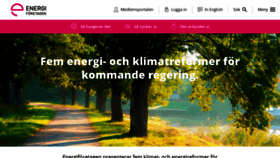 What Energiforetagen.se website looked like in 2018 (5 years ago)