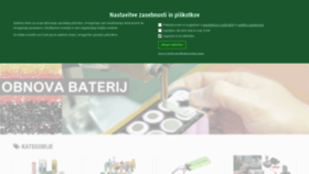 What Ebatt.si website looked like in 2018 (5 years ago)
