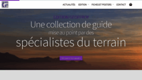 What Editiongeoffroy.fr website looked like in 2018 (5 years ago)