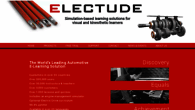 What Electude.asia website looked like in 2018 (5 years ago)