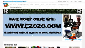 What Ezozo.com website looked like in 2018 (5 years ago)
