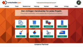 What Entscheider.com website looked like in 2018 (6 years ago)