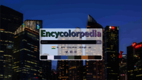 What Encycolorpedia.in website looked like in 2018 (5 years ago)