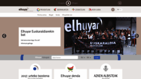 What Elhuyar.com website looked like in 2018 (5 years ago)