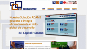 What Eqrconsultores.com website looked like in 2018 (5 years ago)