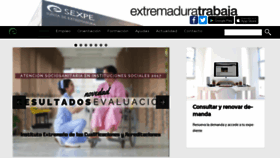 What Extremaduratrabaja.gobex.es website looked like in 2018 (5 years ago)