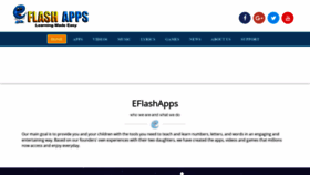 What Eflashapps.com website looked like in 2018 (5 years ago)