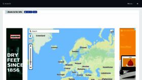 What Elevationmap.net website looked like in 2018 (5 years ago)