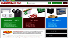 What Emergencylighting.com website looked like in 2018 (5 years ago)