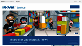 What Eurohub.de website looked like in 2018 (5 years ago)