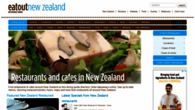 What Eatout.nz website looked like in 2018 (5 years ago)