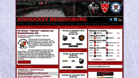 What Eishockey-regensburg.de website looked like in 2018 (5 years ago)