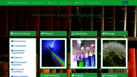 What Easylearninghome.com website looked like in 2018 (5 years ago)