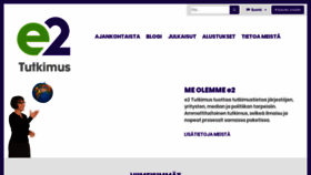 What E2.fi website looked like in 2018 (5 years ago)